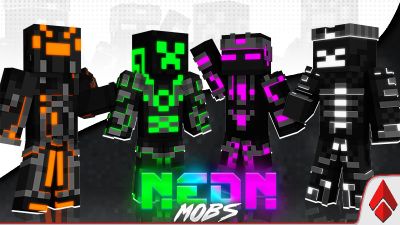 Neon Mobs on the Minecraft Marketplace by Netherfly