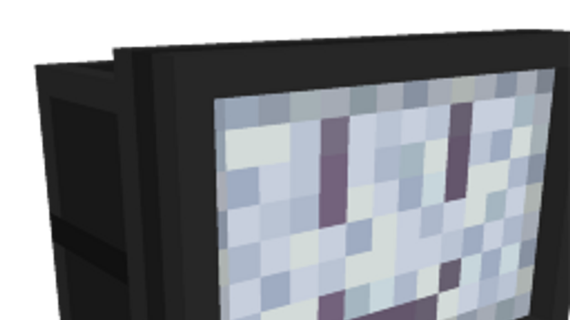 Giant TV Head on the Minecraft Marketplace by Builders Horizon