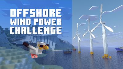 Offshore Wind Power Challenge on the Minecraft Marketplace by The Wizard and Wyld