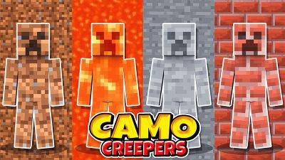 Camo Creepers on the Minecraft Marketplace by HeroPixels