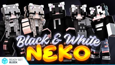 Black  White Neko on the Minecraft Marketplace by Ready, Set, Block!